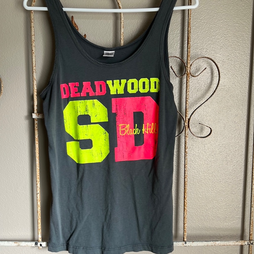 TIPSY. DEADWOOD SD. BLACKHILLS. TANK TOP. SIZE XL